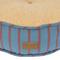 Show in main carousel: Harry Barker Blue Striped Sherpa Pouf Dog & Cat Bed, Blue slide 2 of 8