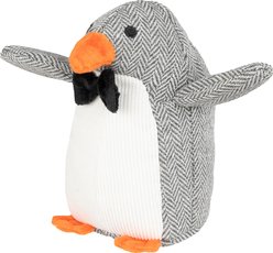 Harry Barker Dapper Penguin Plush Dog Toy, Gray