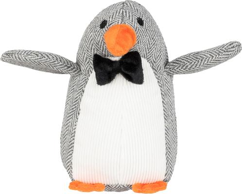 Show full view: Harry Barker Dapper Penguin Plush Dog Toy, Gray slide 4 of 5