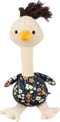 Harry Barker Floral Print Ostrich Plush Dog Toy
