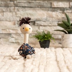 Harry Barker Floral Print Ostrich Plush Dog Toy slide 2 of 7