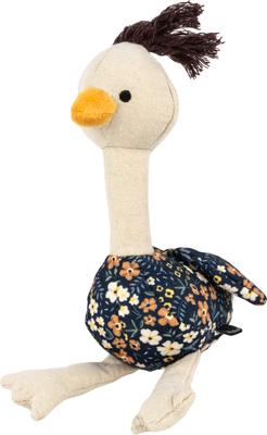 Show full view: Harry Barker Floral Print Ostrich Plush Dog Toy slide 2 of 8