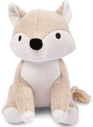 Harry Barker Fox Plush Dog Toy, White