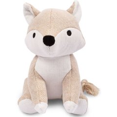 Harry Barker Fox Plush Dog Toy, White