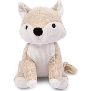 Harry Barker Fox Plush Dog Toy, White