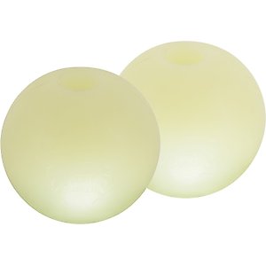 Harry Barker Glow Ball Dog Toy, Green, 2 count, Medium: 3-in