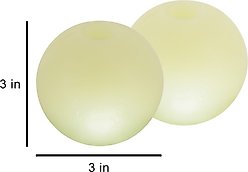 Harry Barker Glow Ball Dog Toy, Green, 2 count, Medium: 3-in slide 2 of 8