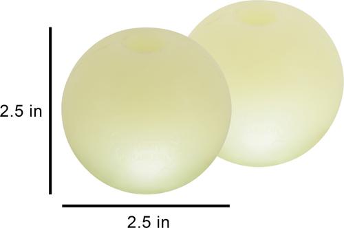 Show full view: Harry Barker Glow Ball Dog Toy, Green, 2 count, Small: 2.5-in slide 3 of 9