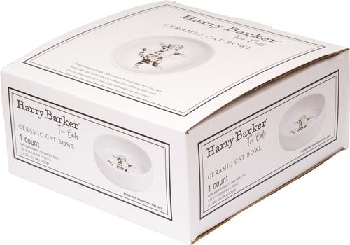 Show full view: Harry Barker I'm Feline Good Cat Bowl, White, 1.5-cup slide 4 of 6