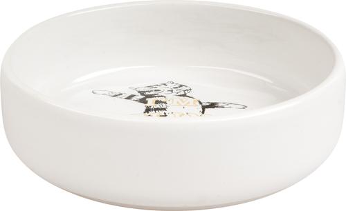 Show full view: Harry Barker I'm Feline Good Cat Bowl, White, 1.5-cup slide 3 of 6