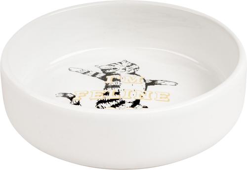 Show full view: Harry Barker I'm Feline Good Cat Bowl, White, 1.5-cup slide 2 of 6