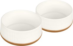 Harry Barker Plastic Dog Bowl, White, 3-cup