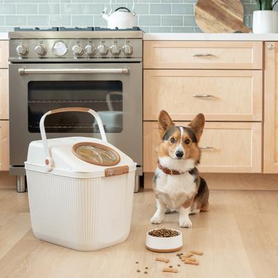 Show full view: Harry Barker Plastic Dog Bowl, White, 9-cup slide 4 of 7