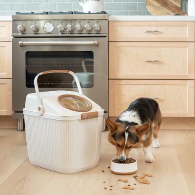 Show full view: Harry Barker Plastic Dog Bowl, White, 9-cup slide 3 of 7