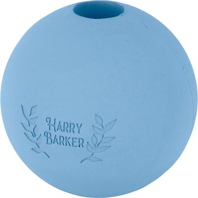 Show full view: Harry Barker Rubber Ball Dog Toy, Blue, Medium: 3-in, 4 count slide 2 of 8