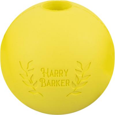 Show full view: Harry Barker Rubber Ball Dog Toy, Yellow, Medium: 3-in, 4 count slide 2 of 10