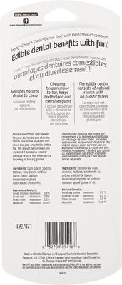 Show full view: Hartz Chew 'n Clean Dental Duo Dog Treat & Chew Toy, Large, 2 count slide 5 of 10