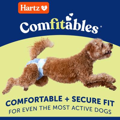 Show full view: Hartz Comfitables Male & Female Dog Diapers, Large: 18 to 26-in waist, 12 count slide 2 of 12