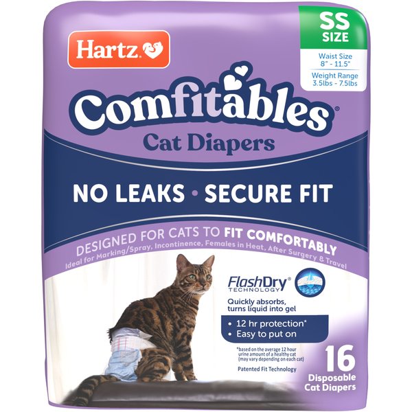 HARTZ - Brandclub - Hartz Comfitables Male & Female Cat Diapers