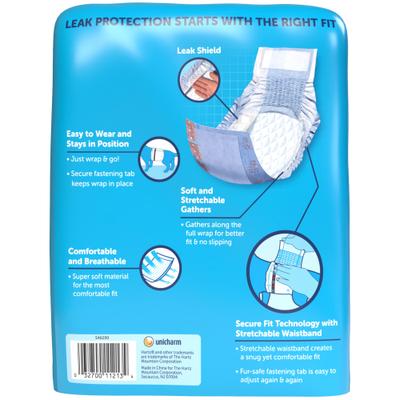 Show full view: Hartz Comfitables Stretchy Waistband Disposable Male Dog Wraps, Large, 12 count slide 9 of 12