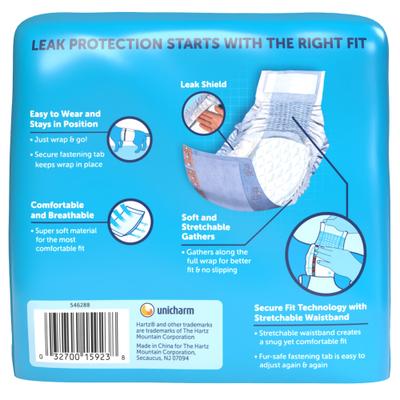 Show full view: Hartz Comfitables Stretchy Waistband Disposable Male Dog Wraps, Small, 12 count slide 9 of 12