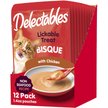 Hartz Delectables Lickable Treat Bisque Non-Seafood Recipe with Chicken Lickable Cat Treats