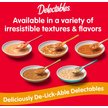 Hartz Delectables Bisque Non-Seafood Recipe Chicken & Veggies Lickable Wet Cat Treats, 1.4-oz, case of 12