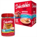 Hartz Delectables Bisque Variety Pack + Delectables Squeeze Up Variety Pack Lickable Cat Treats