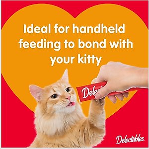 Hartz Delectables Squeeze Up Tuna, Chicken, & Salmon Flavored Variety Pack Lickable Cat Treats, 0.5-oz tube, 54 count