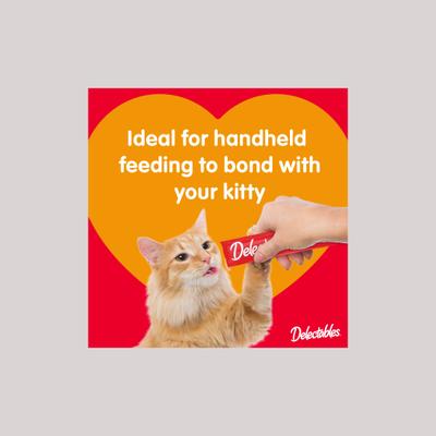 Show full view: Hartz Delectables Squeeze Up Tuna & Salmon Grain-Free Lickable Cat Treats, 0.5-oz tube, 4 count slide 10 of 12