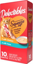 Hartz Delectables Squeeze Up Variety Pack + Delectables Stew Variety Pack Lickable Cat Treats slide 2 of 9