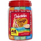 Hartz Delectables Squeeze Up 4-Flavor Variety Pack Grain-Free Lickable Cat Treats, 0.5-oz tube, 48 count