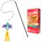 Show in main carousel: Hartz Delectables Squeeze Up Variety Pack Lickable Treats + Frisco Bird Teaser with Feathers Cat Toy, Blue slide 1 of 9