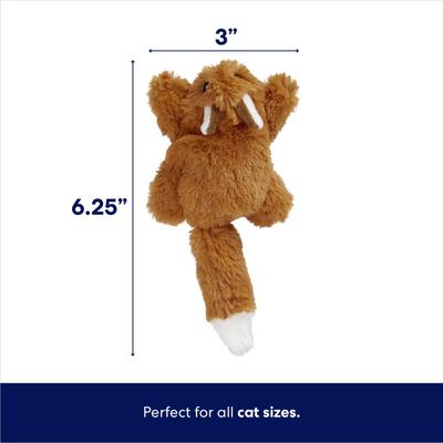 Show full view: Hartz Delectables Squeeze Up Variety Pack Lickable Treats + Frisco Refillable Catnip Cat Toy, Brown Squirrel slide 7 of 9