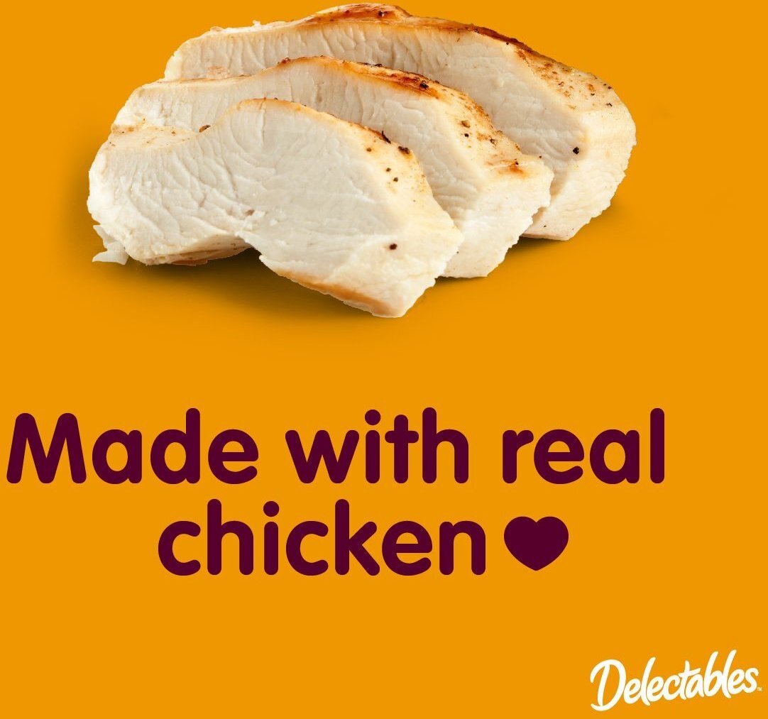 Hartz Delectables Lickable Treat Stew Non-Seafood Recipe with Chicken Lickable Cat Treats