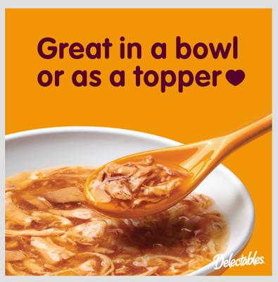 Show full view: Hartz Delectables Stew Tuna & Whitefish Lickable Cat Treats, 1.4-oz pouch, bundle of 24  slide 7 of 13