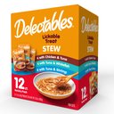 Hartz Delectables Stew Variety Pack Lickable Cat Treats, 1.4-oz pouch, case of 48