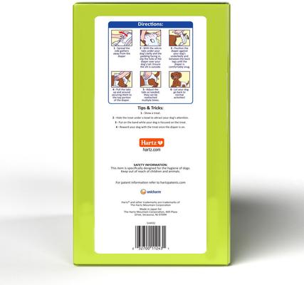Show full view: Hartz Disposable Male & Female Diapers, Medium, 32 count + Oinkies Tender Treats Real Chicken Dog Treats slide 3 of 9