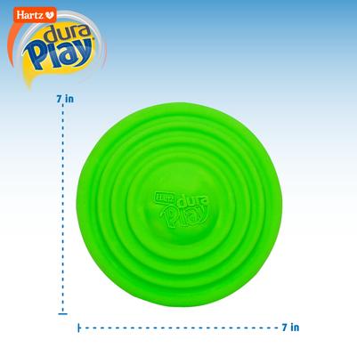 Show full view: Hartz DuraPlay Disc Bacon Scented Dog Toy, Color Varies slide 3 of 10