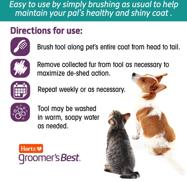 Show full view: Hartz Groomer's Best Combo Brush for Dogs & Cats slide 6 of 10