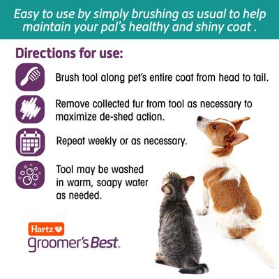 Show full view: Hartz Groomer's Best Combo Brush for Dogs & Cats slide 6 of 10