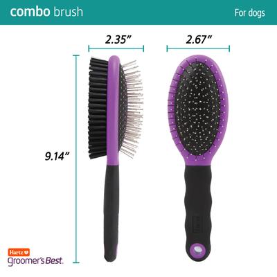 Show full view: Hartz Groomer's Best Combo Dog Brush slide 5 of 12