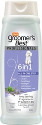 Hartz Groomer's Best Professionals 6-in-1 Dog Shampoo, Lavender & Mint Scent, 18-fl oz bottle