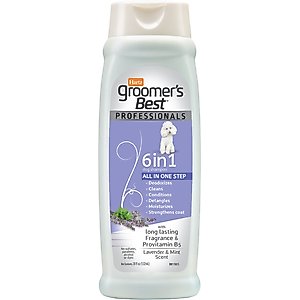 HARTZ Groomer's Best Professionals 6-in-1 Dog Shampoo, Lavender