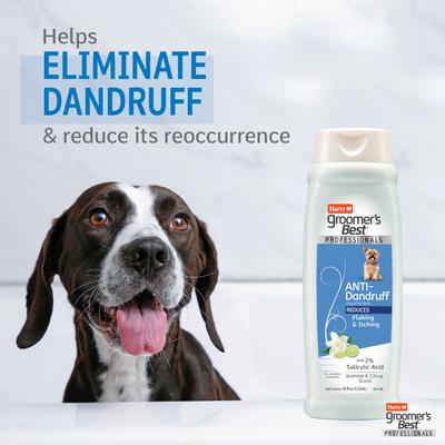 Show full view: Hartz Groomer's Best Professionals Anti-Dandruff with Jasmine & Citrus Scent Dog Shampoo, 18-fl oz bottle slide 4 of 10