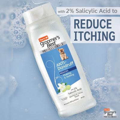 Show full view: Hartz Groomer's Best Professionals Anti-Dandruff with Jasmine & Citrus Scent Dog Shampoo, 18-fl oz bottle slide 6 of 10