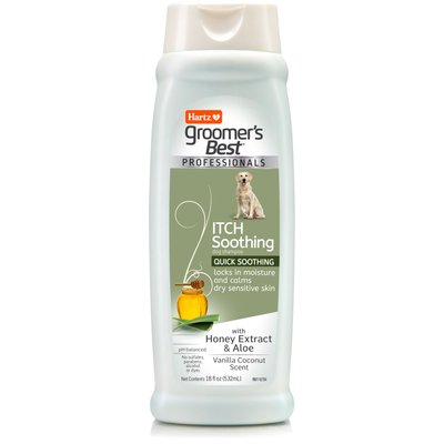 Hartz Hartz Groomer's Best Professionals Itch Soothing with Vanilla Coconut Scent Dog Shampoo, 18-fl oz bottle