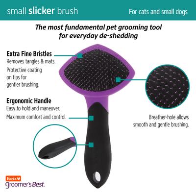 Show full view: Hartz Groomer's Best Slicker Brush for Dogs & Cats slide 3 of 11