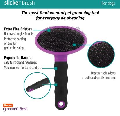 Show full view: Hartz Groomer's Best Slicker Dog Brush slide 4 of 11