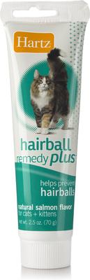 Show full view: Hartz Hairball Remedy Plus Salmon Flavor Paste for Cats & Kittens, 2.5-oz tube slide 1 of 4